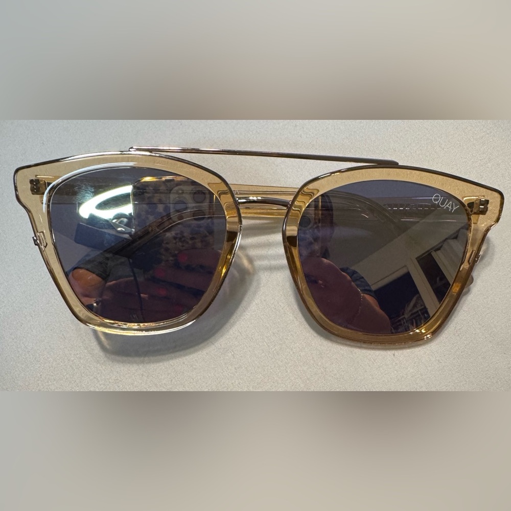 Quay Australia Sweet Dreams 125 Gold Sunglasses